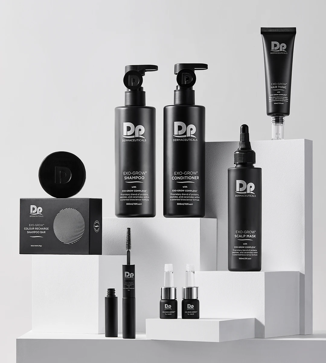 EXO-GROW professional hair and scalp treatment products